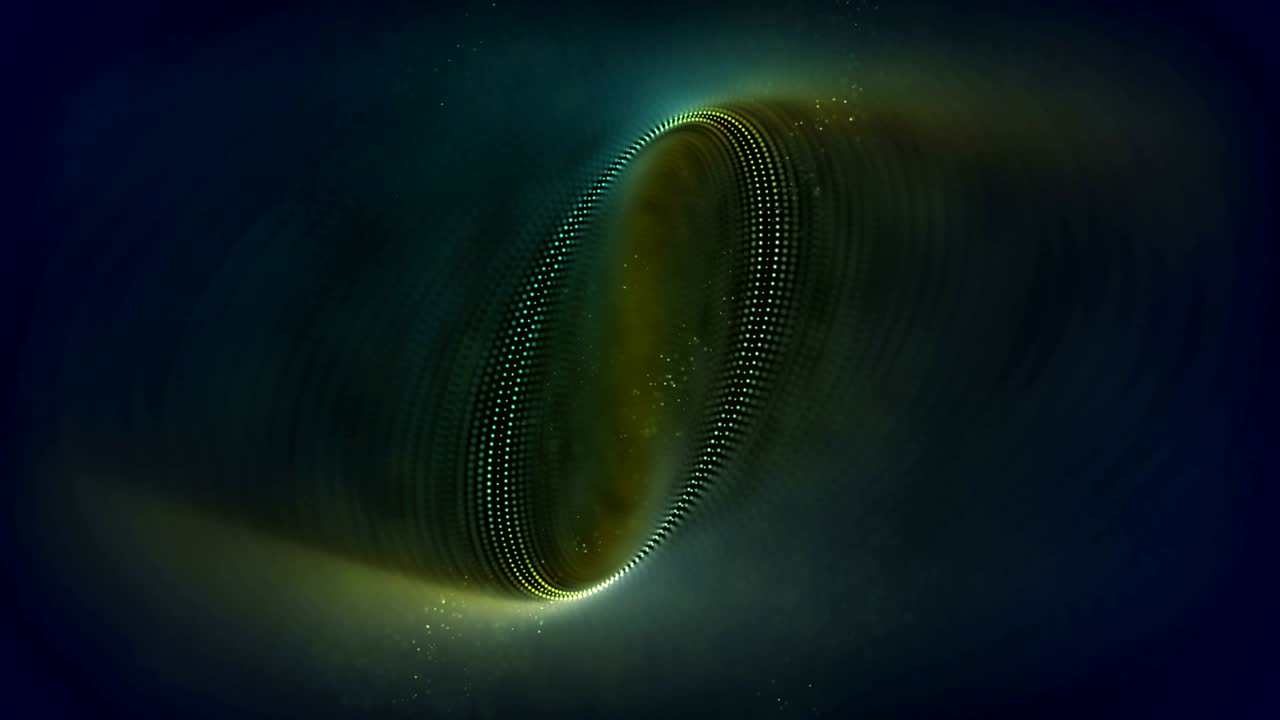 fondo circular azul resumen en bucle 4k