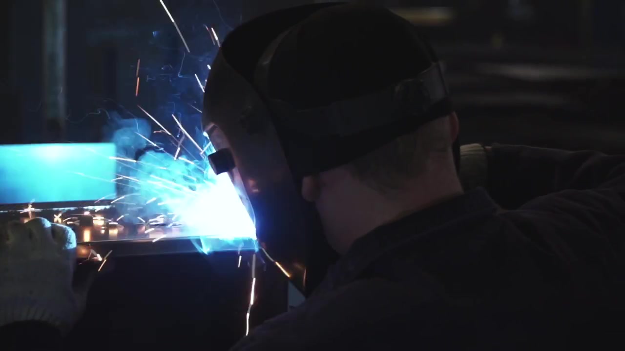 Welding Process in a Factory