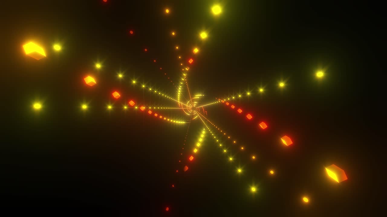 추상적인 반이는 터널 시각