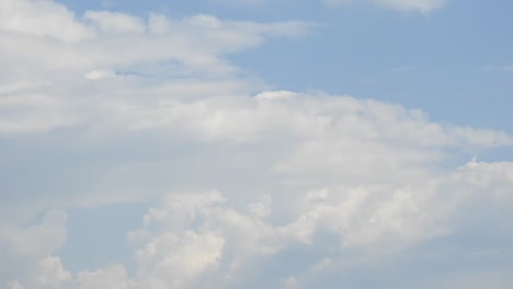 time lapse of clouds formations