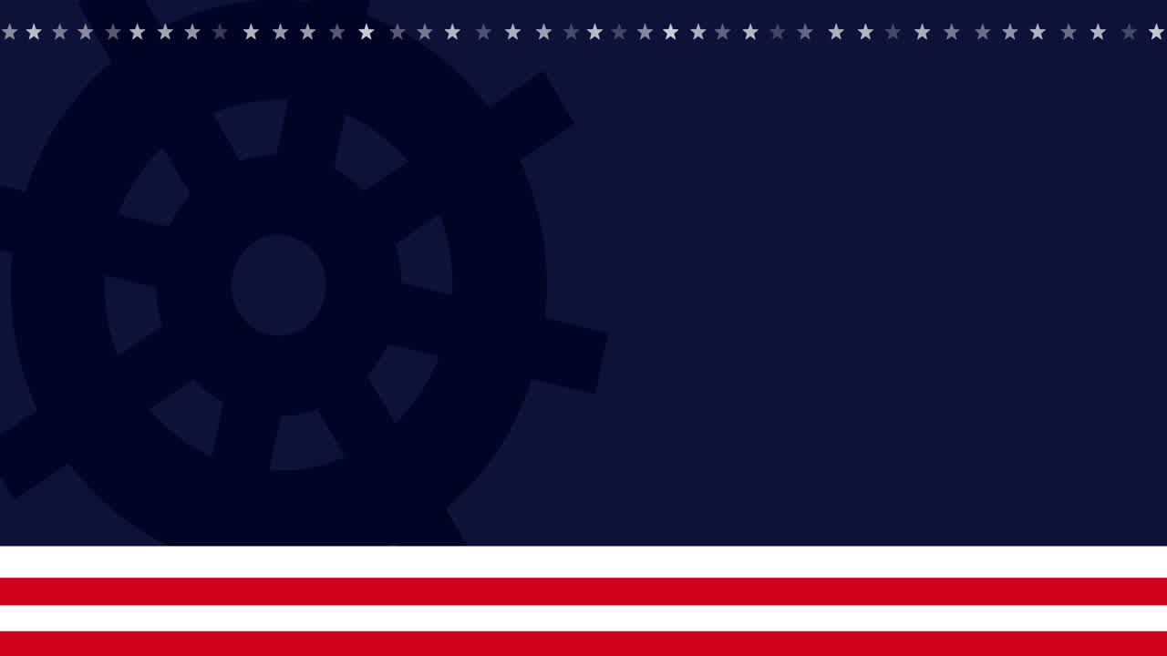 디지털 비디오 쇼케이스는 애국심을 상징하는 우리 발과 바를 애니메이션으로 만들었습니다.