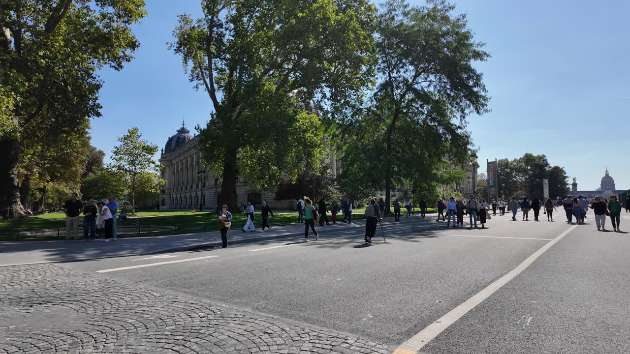 Paris France summer walk POV point of view Europe travel destination landmark