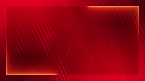 navidad líneas de marco de neón rojo frontera decoración abstracta movimiento plantilla fondo. video animación bucle sin costuras 4k uhd