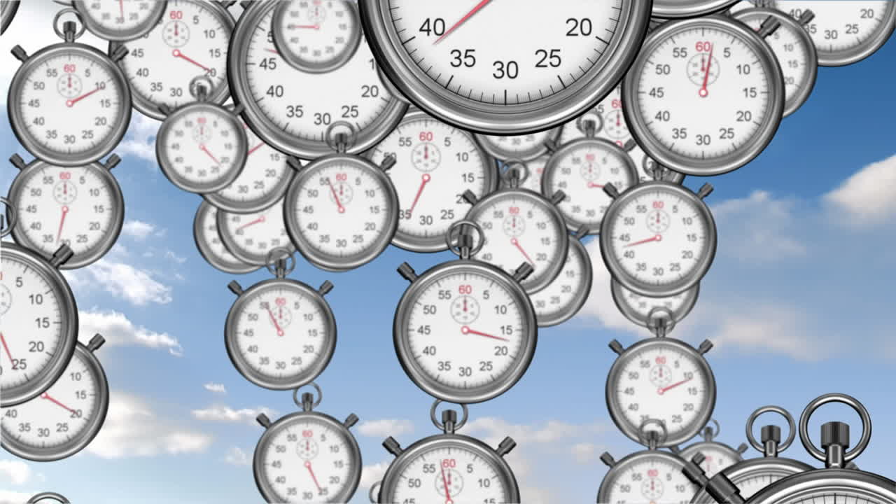 relojes de parada que caen