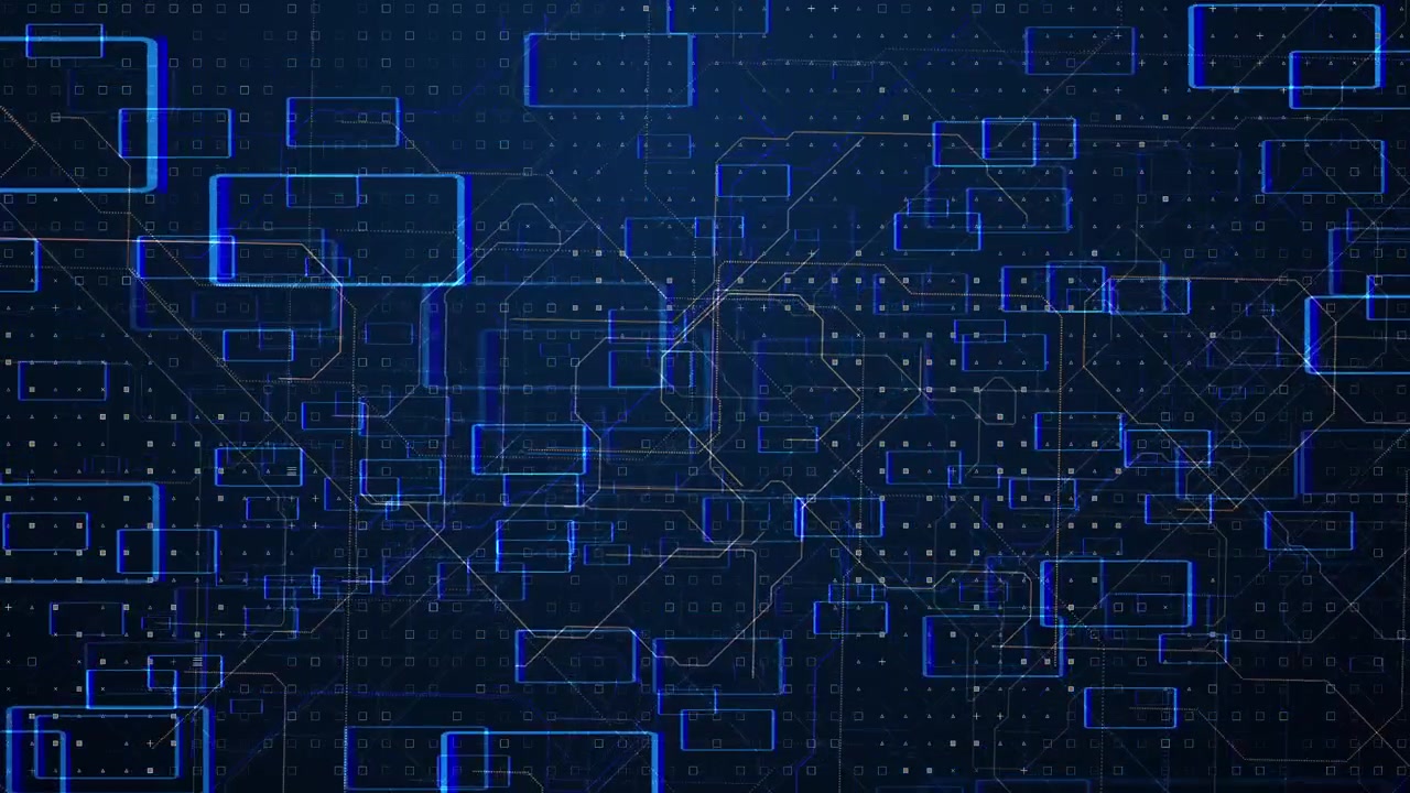Digital Technology Circuit Board Animation