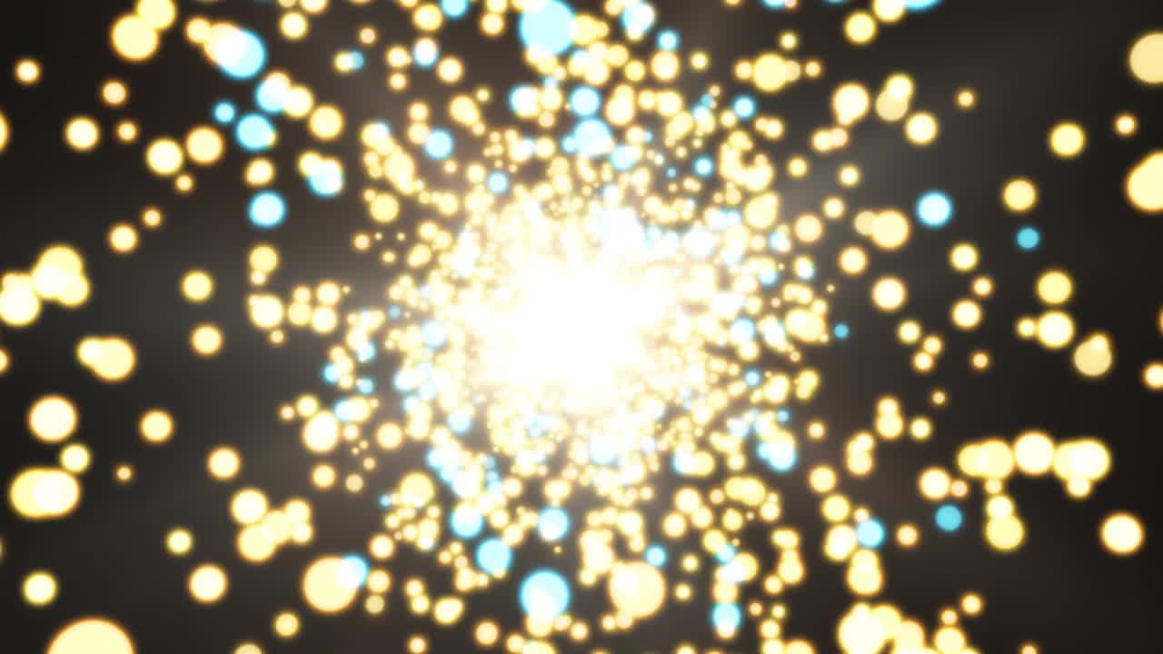 girando esfera de brillo mágico partícula espiral vórtice túnel de luz - 4k movimiento de bucle sin costuras animación de fondo