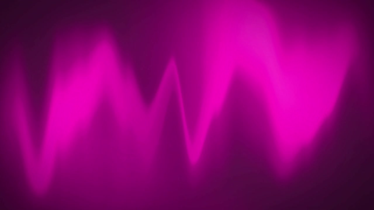 animación digital de las ondas del monitor de frecuencia cardíaca púrpura sobre un fondo negro