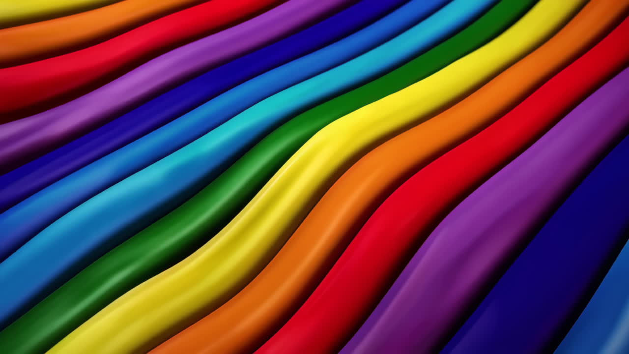 fondo de ondas de arco iris abstracto