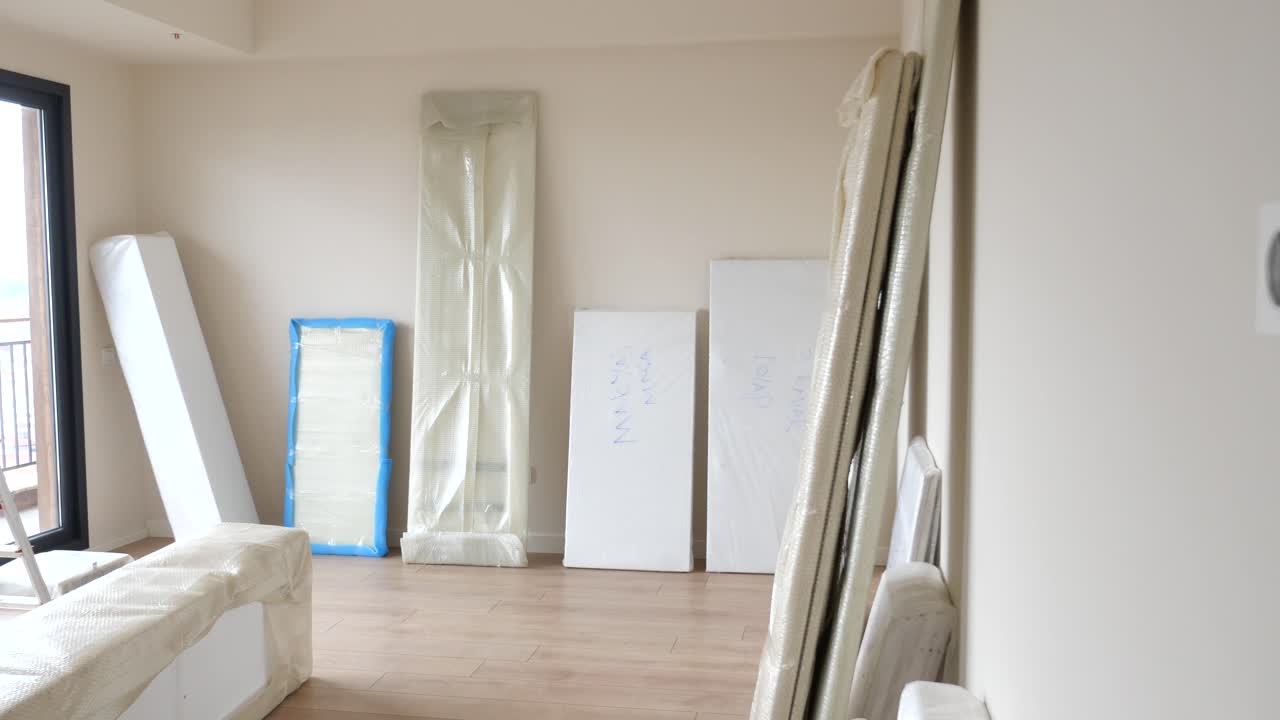 새로운 아파트로 이사하는 것