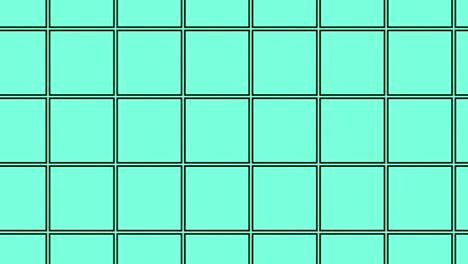 diseño gráfico de pequeños cubos de color verde formando una malla gráfica en movimiento panorámico