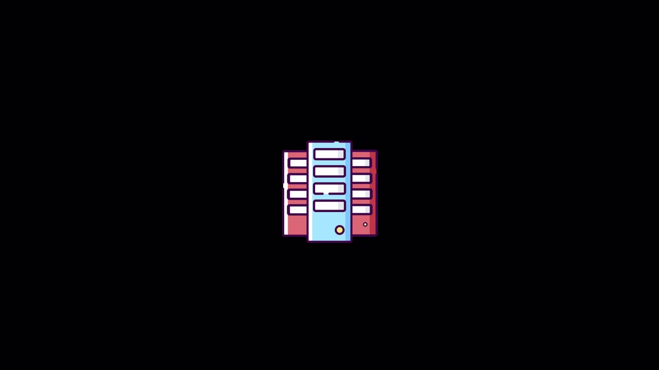 Big data Icon animation