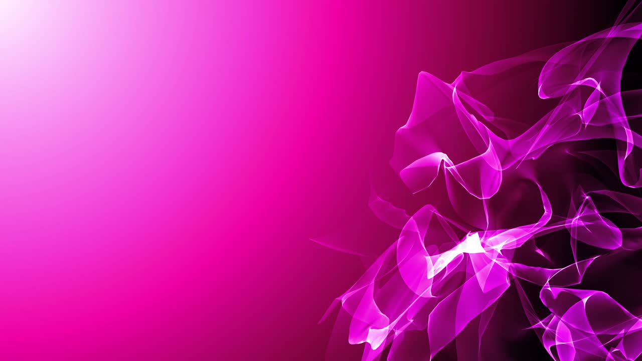 partículas futuristas 3d cinematográficas en fondo magenta rosa con espacio de copia. 4k 3d bucle sin costuras partículas brillantes abstractas telón de fondo de movimiento con espacio en blanco para su texto o obra de arte.