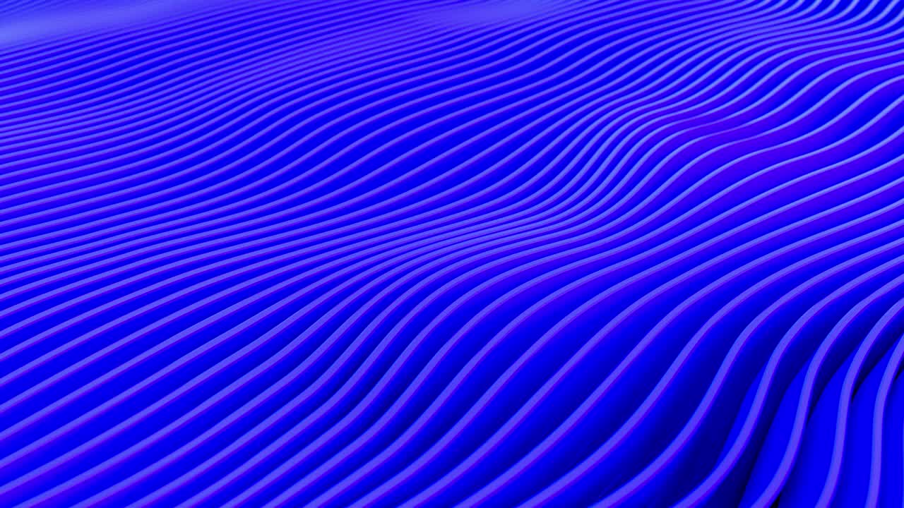 Animation of wave movements of geometric lines