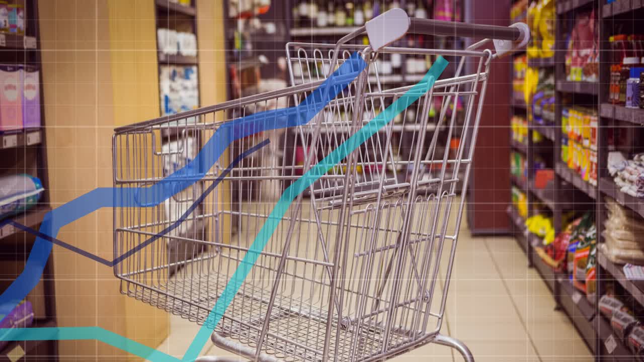 Animazione di testo con globo e rete di connessioni
