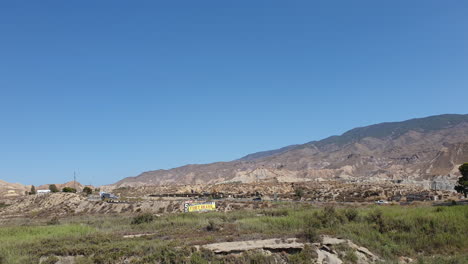 Tabernas-Desert-Sergio-Leone-western-movies-location,-Almeria,-Spain