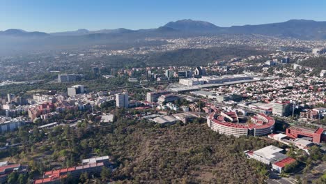 Morning commute captured from above in Periferico and Perisur area