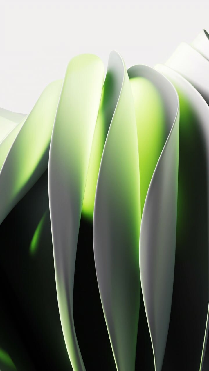 Flowing multilayer cloth background, 3d rendering.