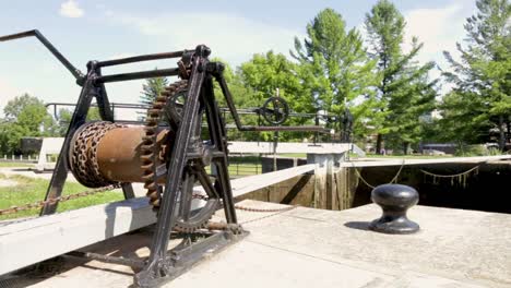 rideau lockstation machine close up shot