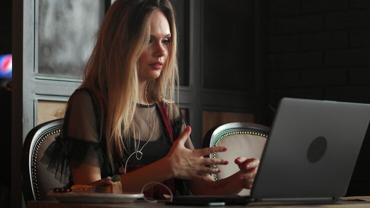 Smart woman using smart phone and laptop, Social media life style of new generation for living, internet of things conceptual