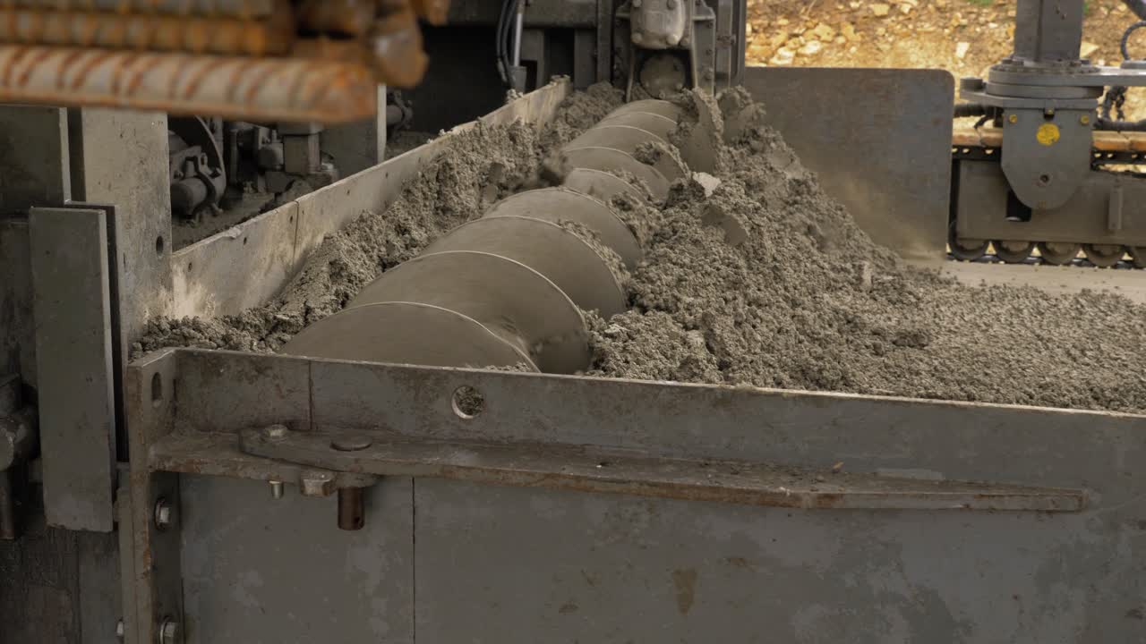 콘크리트 포장 공사의 완전 기계화 공정