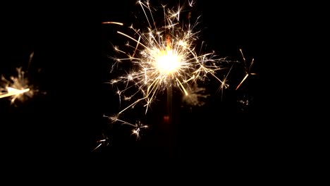 4k sparkler black background