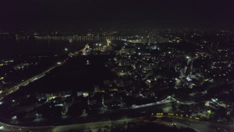 las imágenes aéreas de khairatabad son de un barrio de hyderabad.