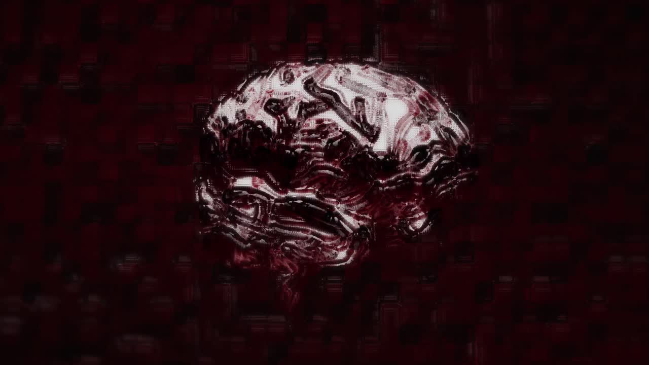 Animazione Biologia Umana DNA Teschio Cervello 4K