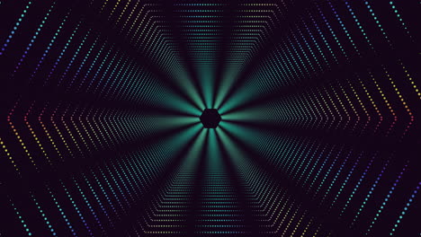 Dynamic spiral striking black and white pattern with zigzag lines and spiraling motion