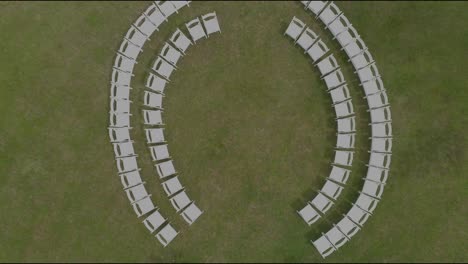 wedding seating on the property of a hotel in the catskill mountains