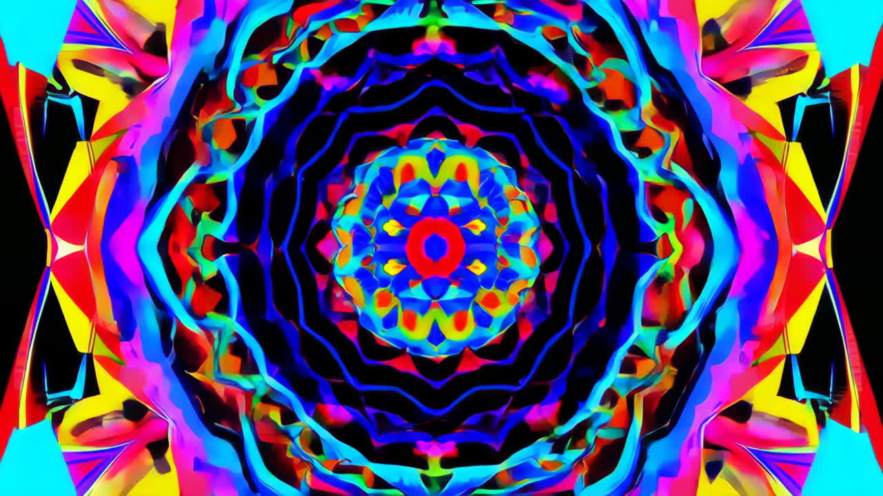 Abstract Colorful Mandala