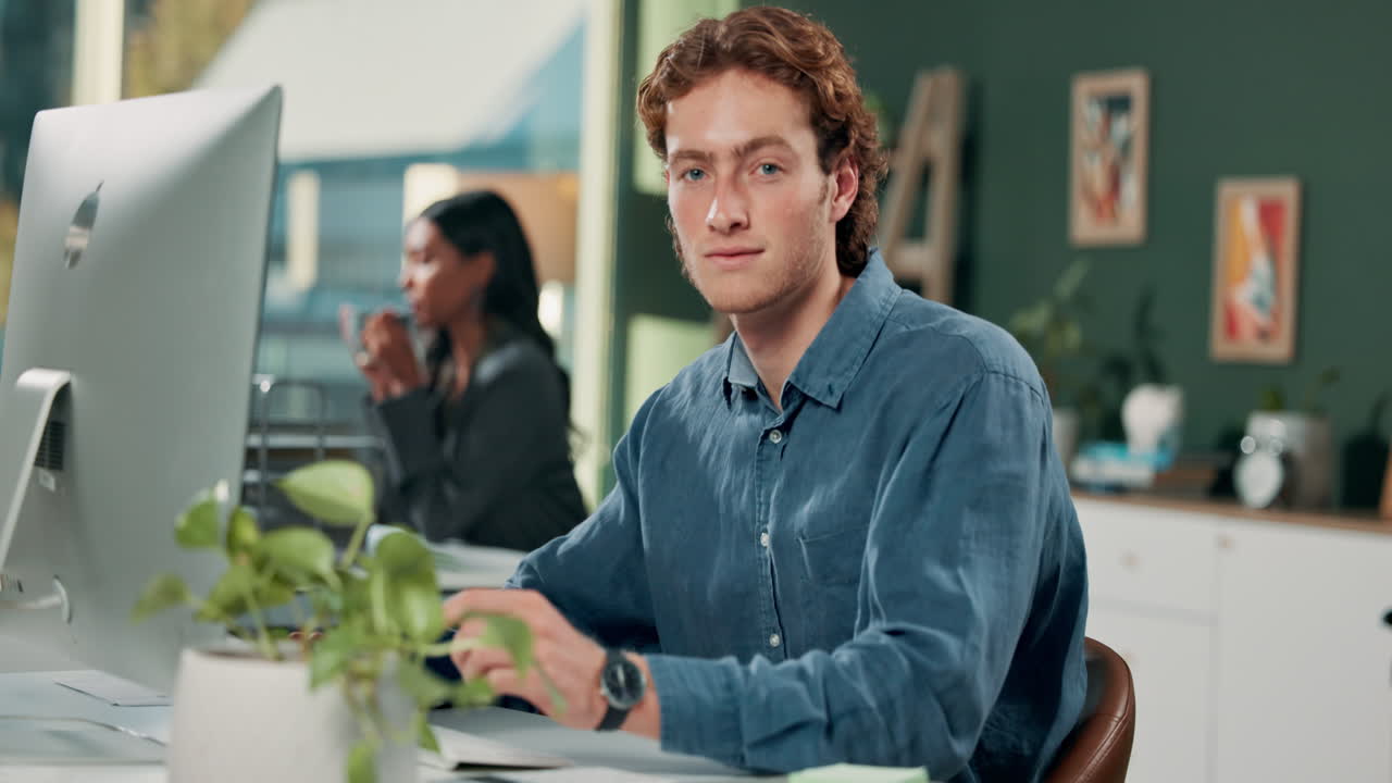 Professional business people in an office