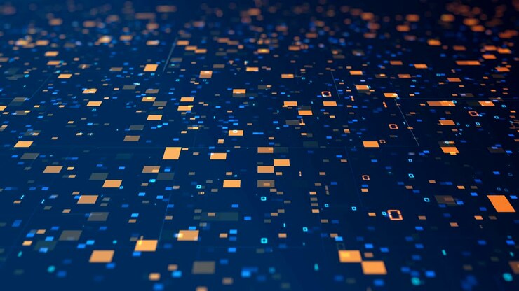 Camera movement over binary data code