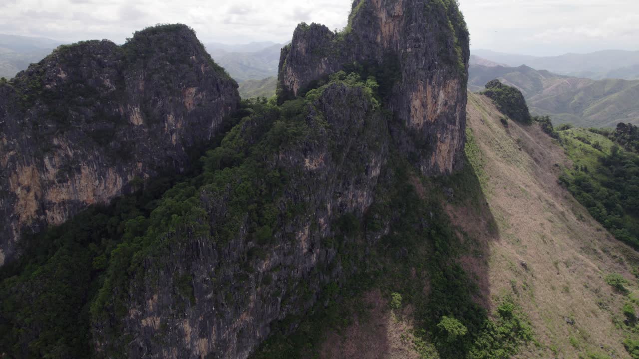 Aerial view of Los Morros de San Juan's stunning natural landscapes