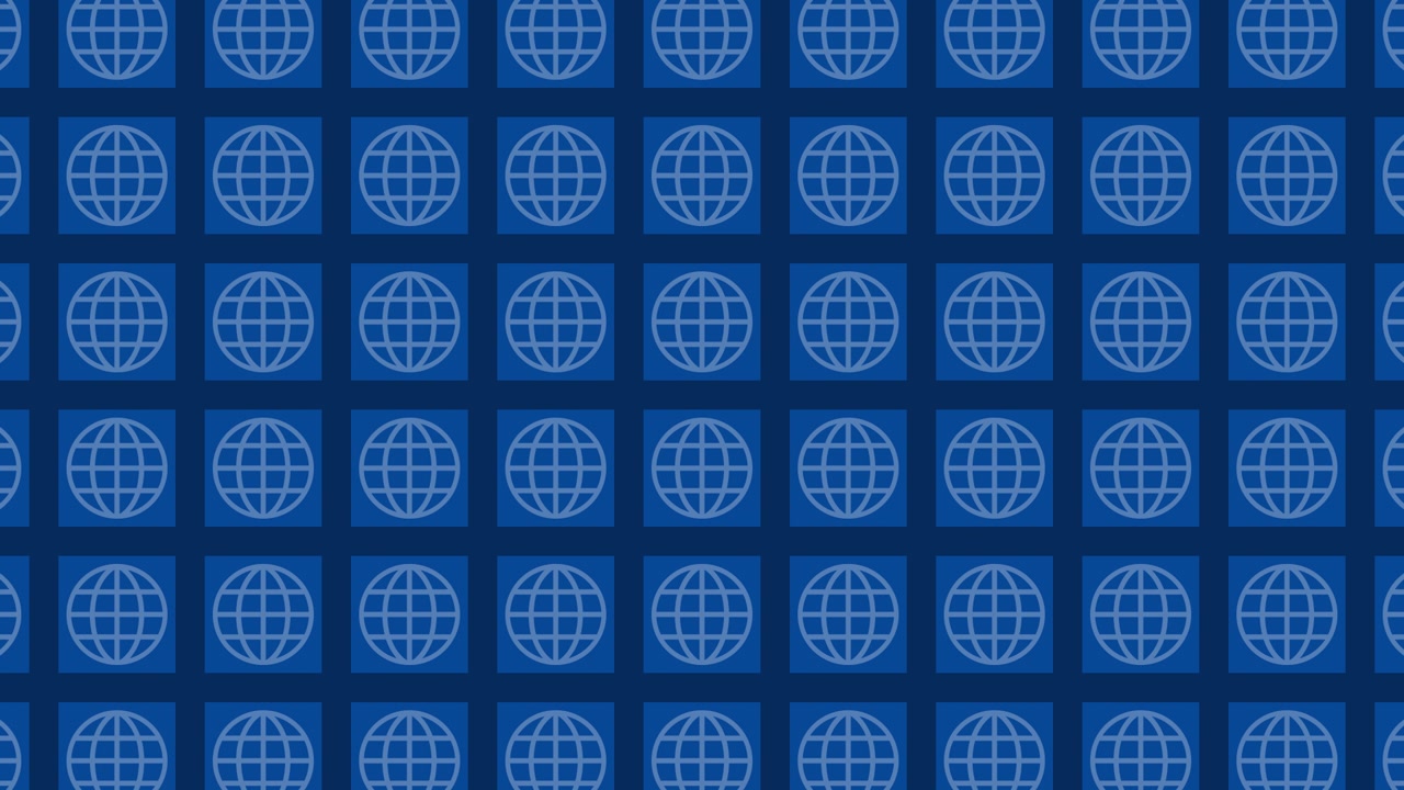 Repeating Globe Pattern