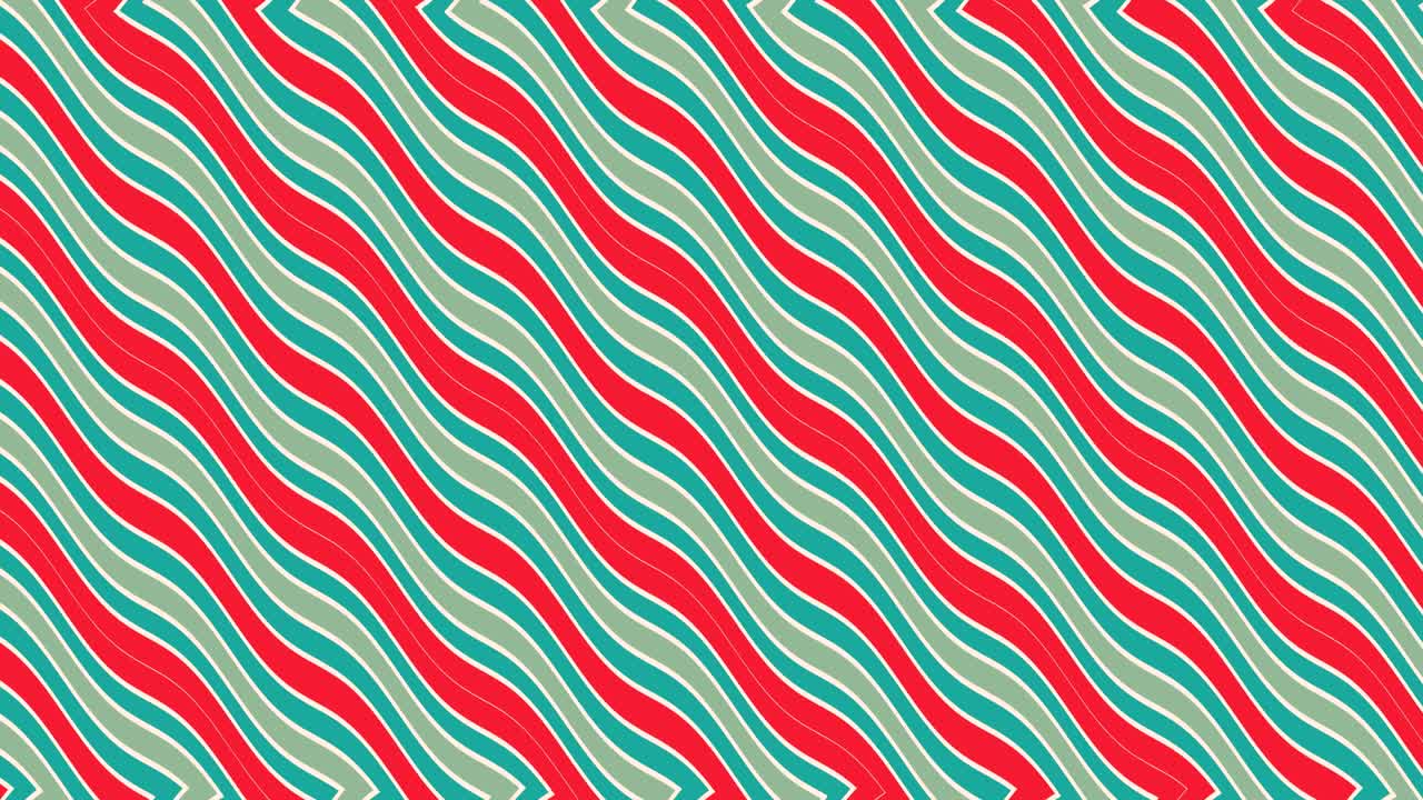 왼쪽으로 이동하는 수평 파동 효과를 가진 2d 그래픽 비디오 패턴