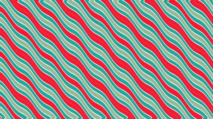 Motivo grafico video 2D con un effetto onda orizzontale che si muove verso sinistra