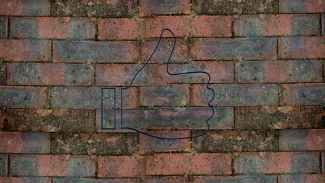 signo de corazón de neón en la pared de ladrillo 4k