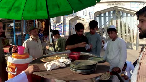 la venta de arroz en el bazar