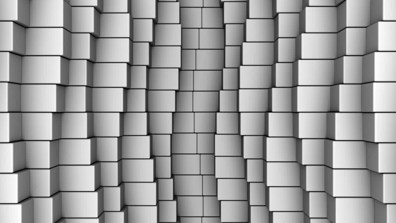 las cajas forman una onda