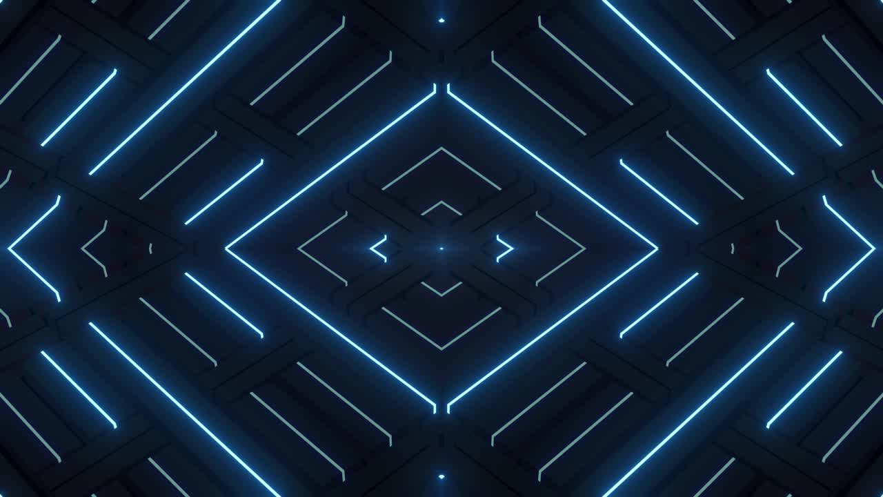 Cylinder Neon Background Loop