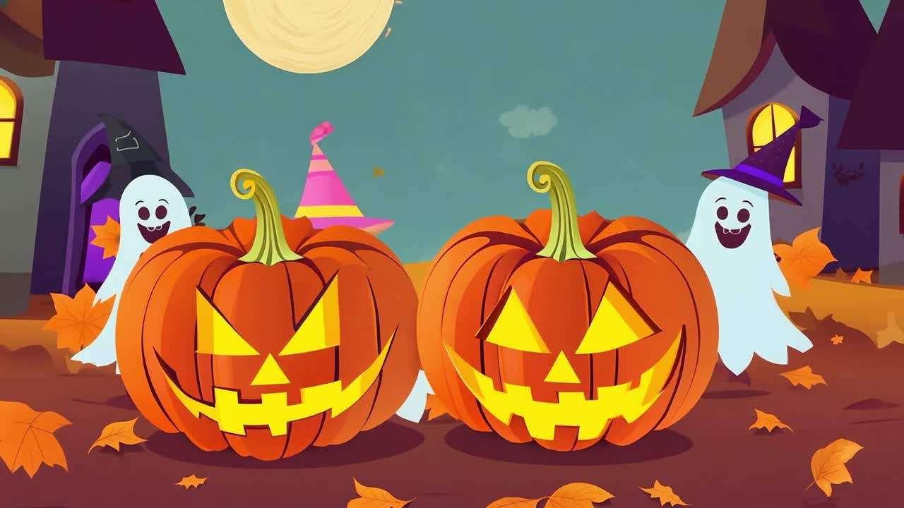 Dolci fantasmi e zucche di Halloween