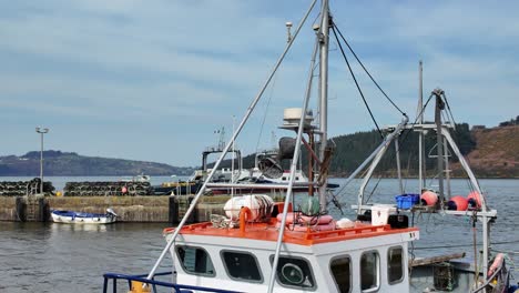 passage east waterford ireland car ferry leaving dock crossing waterford estuary to ballyhack wexford