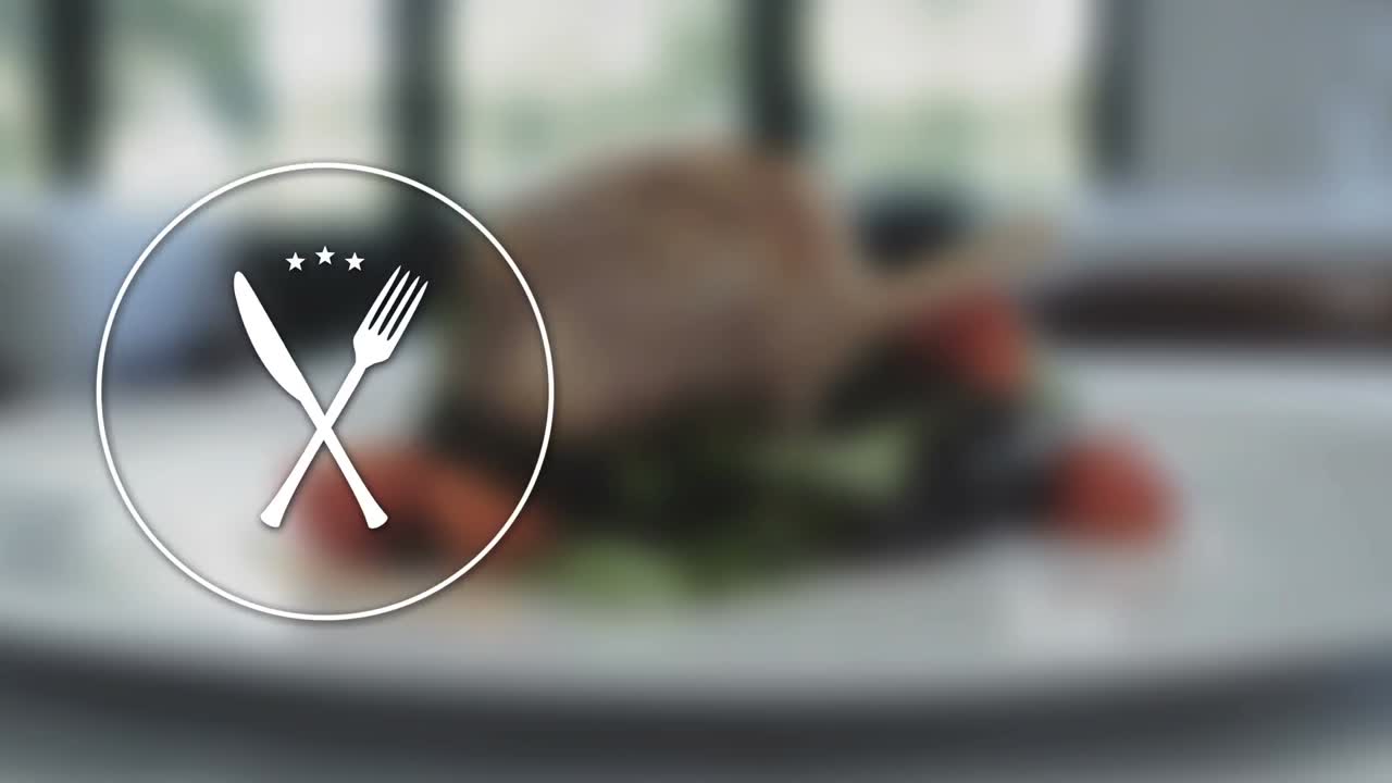 포크와 버터 칼의  ⁇ 터 아이콘 4k