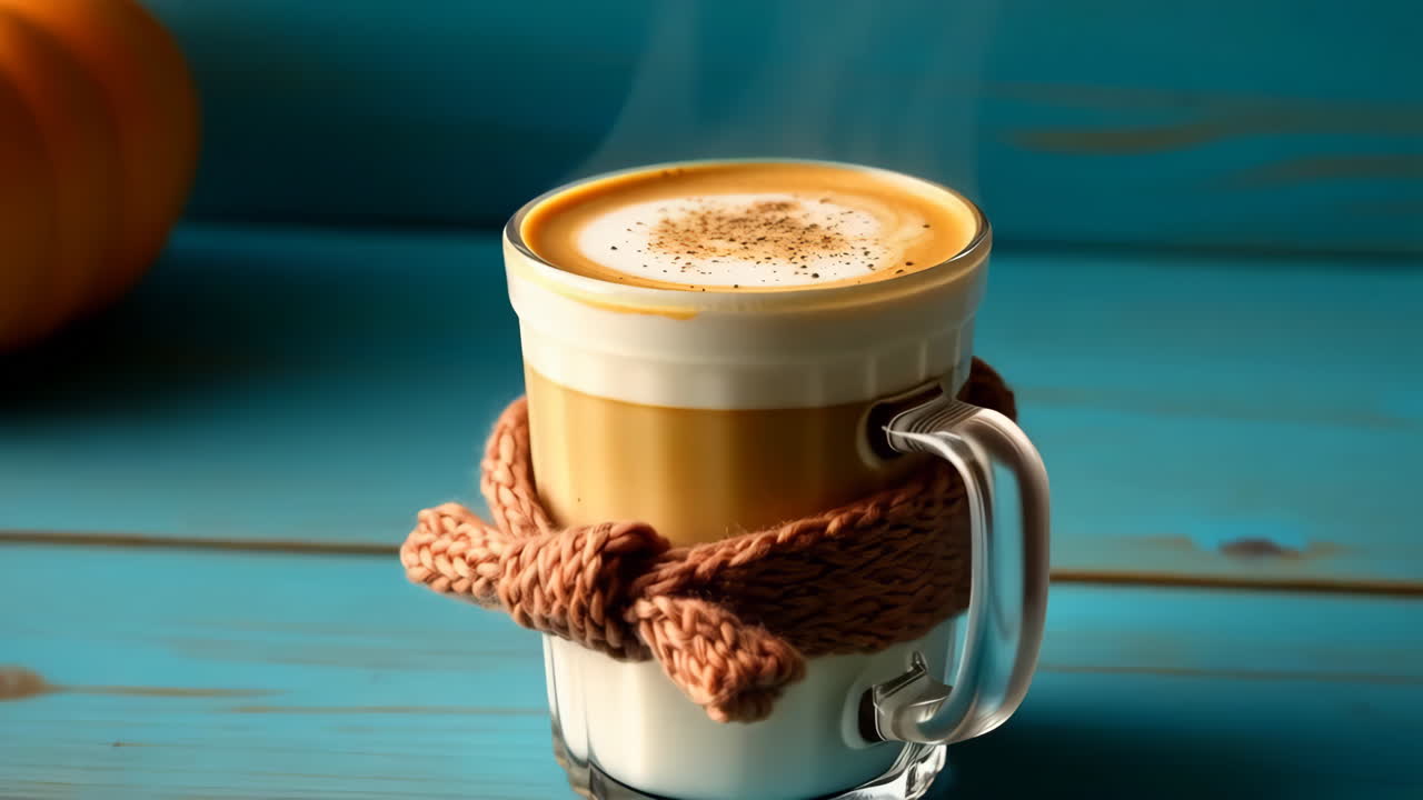 En pumpkin spice latte til en hyggelig efterårsdag