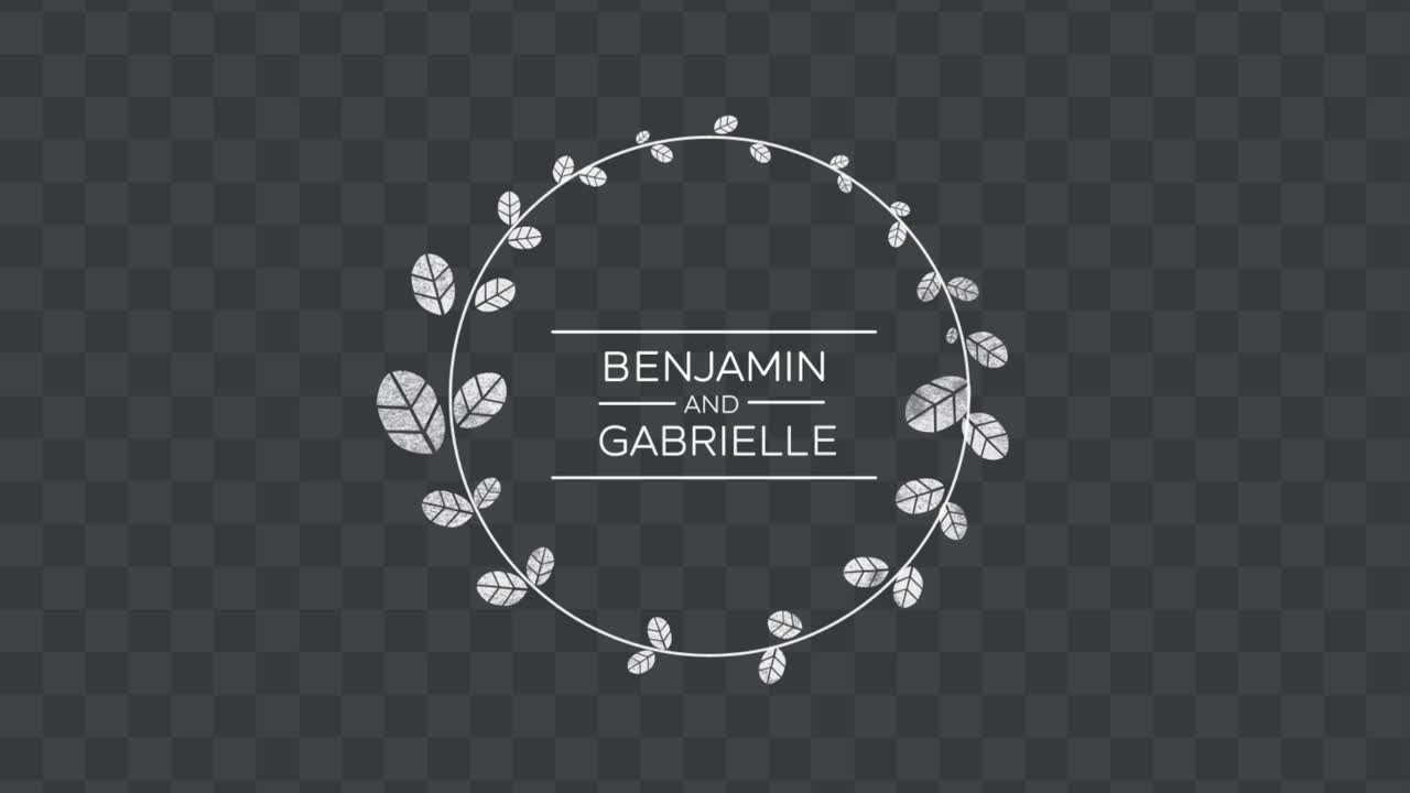 Wedding Wreath Title 07 Adobe After Effects 2023 Resolution 3840×2160