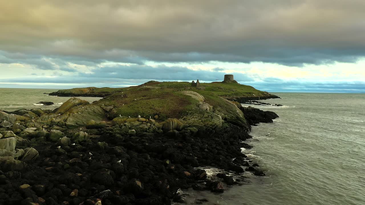Dalkey Island, Dublino, Irlanda, gennaio 2020.
