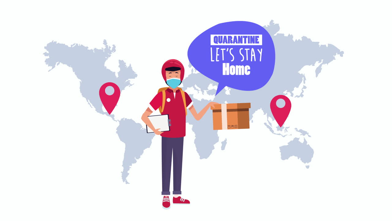 집에 머무르기 캠페인과 배달 노동자 및 지구 행성