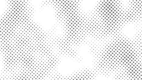 patrón abstracto con puntos grises en un fondo blanco. gráficos de movimiento de paleta de colores de moda
