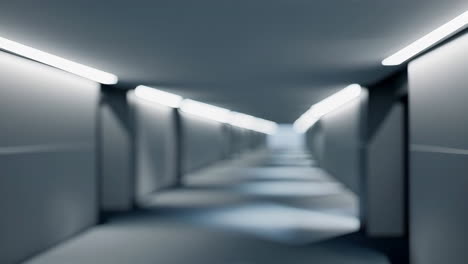 empty modern corridor