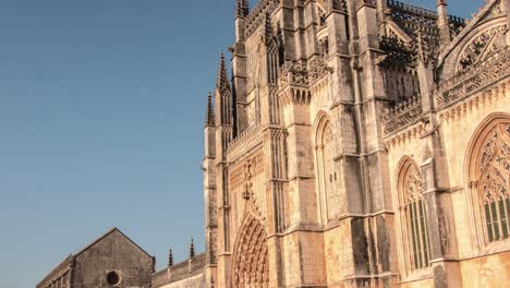 exterior facade of a monastery in portugal